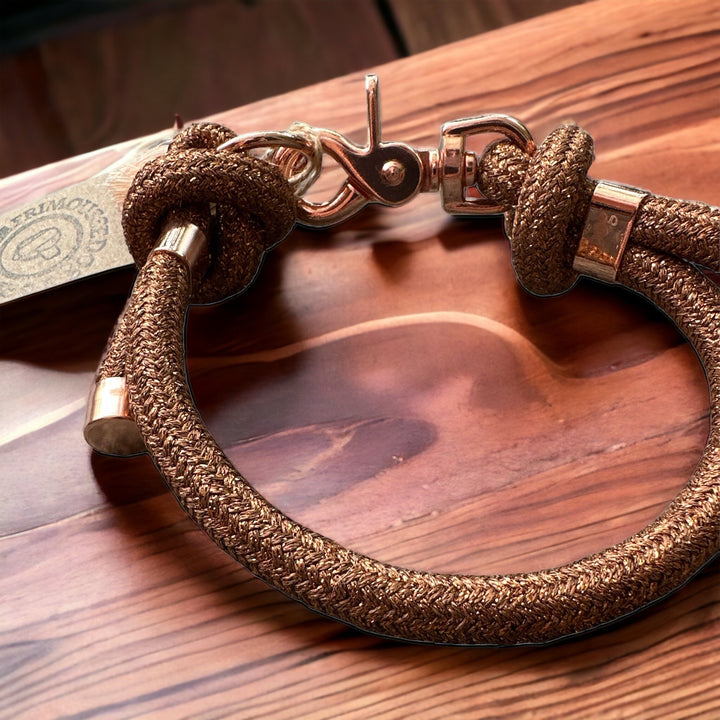 Hundehalsband aus Paracord „Copper“