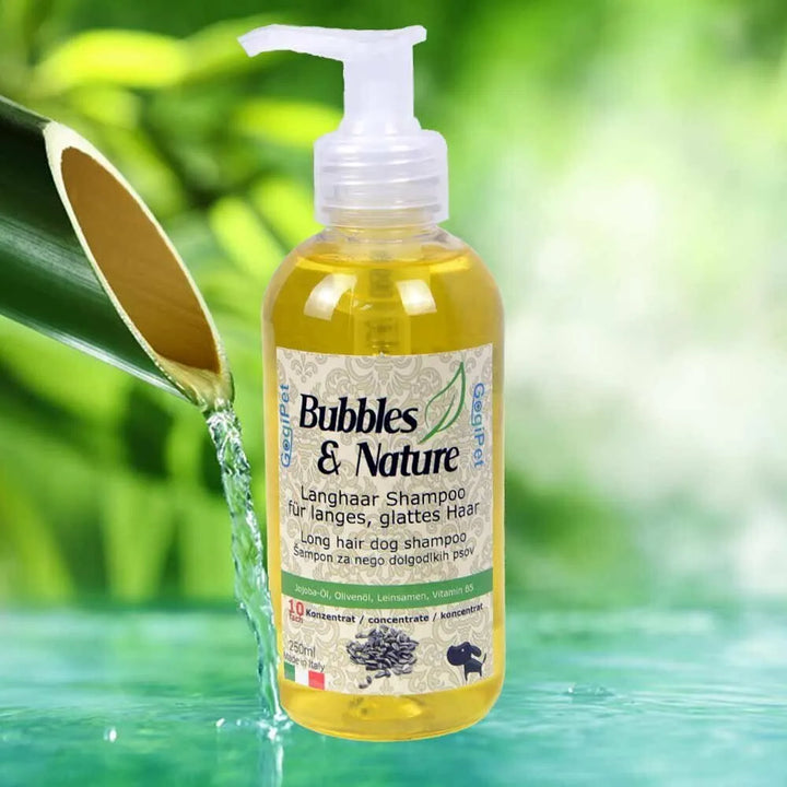 Bubbles & Nature Hundeshampoo für langes, glattes Haar 250 ml - Die StupsnaseBubbles & Nature Hundeshampoo für langes, glattes Haar 250 mlshampooDie Stupsnaseshampoo
