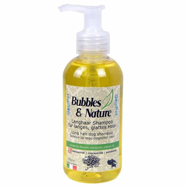 Bubbles & Nature Hundeshampoo für langes, glattes Haar 250 ml - Die StupsnaseBubbles & Nature Hundeshampoo für langes, glattes Haar 250 mlshampooDie Stupsnaseshampoo