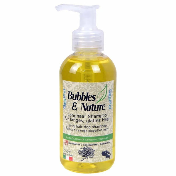 Bubbles & Nature Hundeshampoo für langes, glattes Haar 250 ml - Die StupsnaseBubbles & Nature Hundeshampoo für langes, glattes Haar 250 mlshampooDie Stupsnaseshampoo