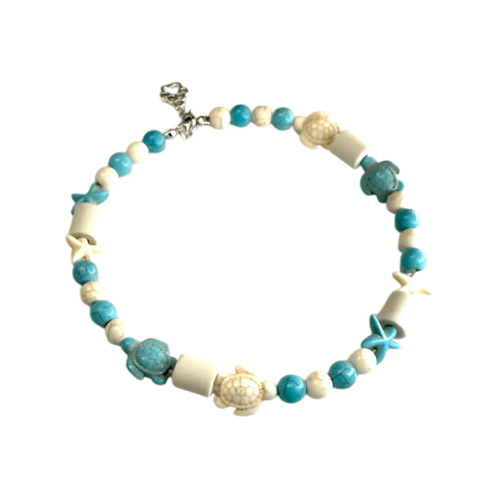 EM - Keramik - Halsband Meeresbrise in blau weiß gehalten - mit einer Hundepfote als Verschluss - Die StupsnaseEM - Keramik - Halsband Meeresbrise in blau weiß gehalten - mit einer Hundepfote als VerschlussEM KeramikhalsbandDie StupsnaseEM Keramikhalsband