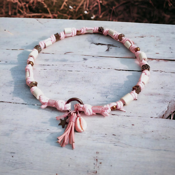 EM - Keramik Hundekette *Gipsymee* Love Story - Rosa - Die StupsnaseEM - Keramik Hundekette *Gipsymee* Love Story - RosaEM KeramikhalsbandDie StupsnaseEM Keramikhalsband
