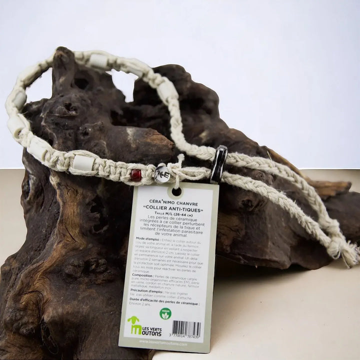 EM - Keramik Hundekette *Sandlot* aus umweltfreundlichen Materialien - Die StupsnaseEM - Keramik Hundekette *Sandlot* aus umweltfreundlichen MaterialienEM KeramikhalsbandDie StupsnaseEM Keramikhalsband