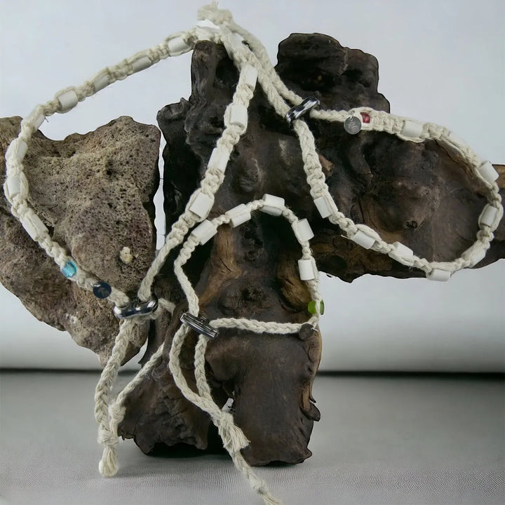 EM - Keramik Hundekette *Sandlot* aus umweltfreundlichen Materialien - Die StupsnaseEM - Keramik Hundekette *Sandlot* aus umweltfreundlichen MaterialienEM KeramikhalsbandDie StupsnaseEM Keramikhalsband