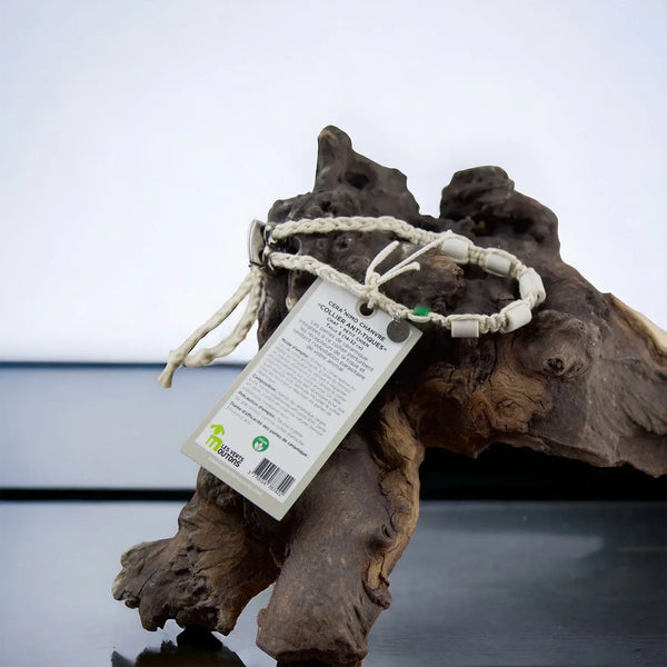 EM - Keramik Hundekette *Sandlot* aus umweltfreundlichen Materialien - Die StupsnaseEM - Keramik Hundekette *Sandlot* aus umweltfreundlichen MaterialienEM KeramikhalsbandDie StupsnaseEM Keramikhalsband