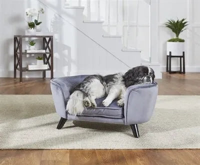 Enchanted Hundesofa Romy Zinn Grau – Luxuriöser Schlafplatz für kleine Hunde - Die StupsnaseEnchanted Hundesofa Romy Zinn Grau – Luxuriöser Schlafplatz für kleine HundeBETTEN/KÖRBE/KISSENDie StupsnaseBETTEN/KÖRBE/KISSEN