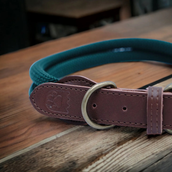 Handgefertigtes Hundehalsband aus wetterfestem und langlebigem Tau - Die StupsnaseHandgefertigtes Hundehalsband aus wetterfestem und langlebigem TauHundehalsbandDie StupsnaseHundehalsband