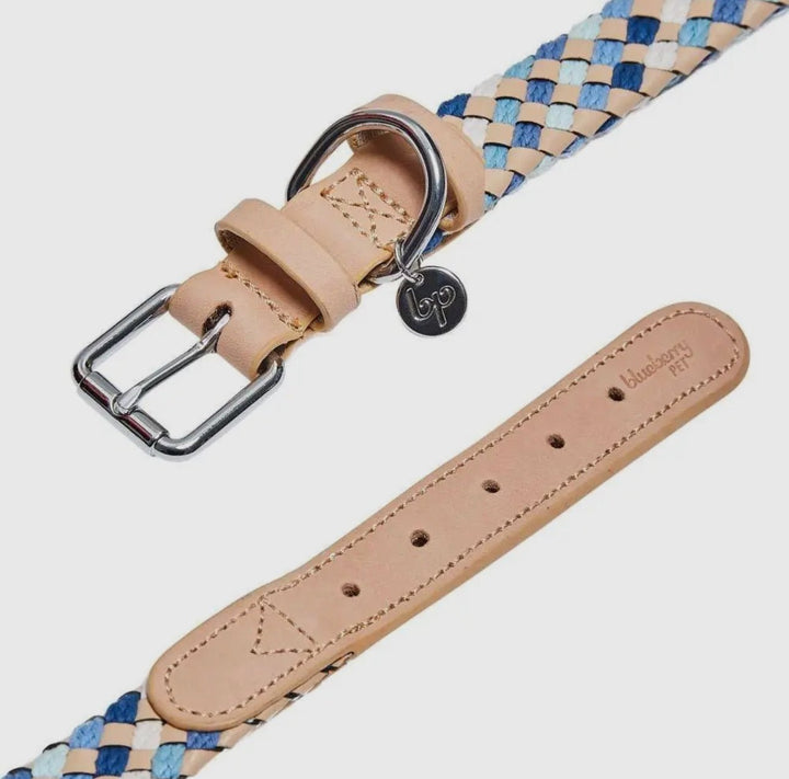 Luxuriöses geflochtenes und Handgemachtes Hundehalsband aus Echtleder – Stilvoll & Robust - Die StupsnaseLuxuriöses geflochtenes und Handgemachtes Hundehalsband aus Echtleder – Stilvoll & RobustHundehalsbandDie StupsnaseHundehalsband