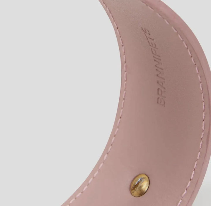 Rosa Windhundhalsband aus Leder - Die StupsnaseRosa Windhundhalsband aus LederWindhund halsbandDie StupsnaseWindhund halsband
