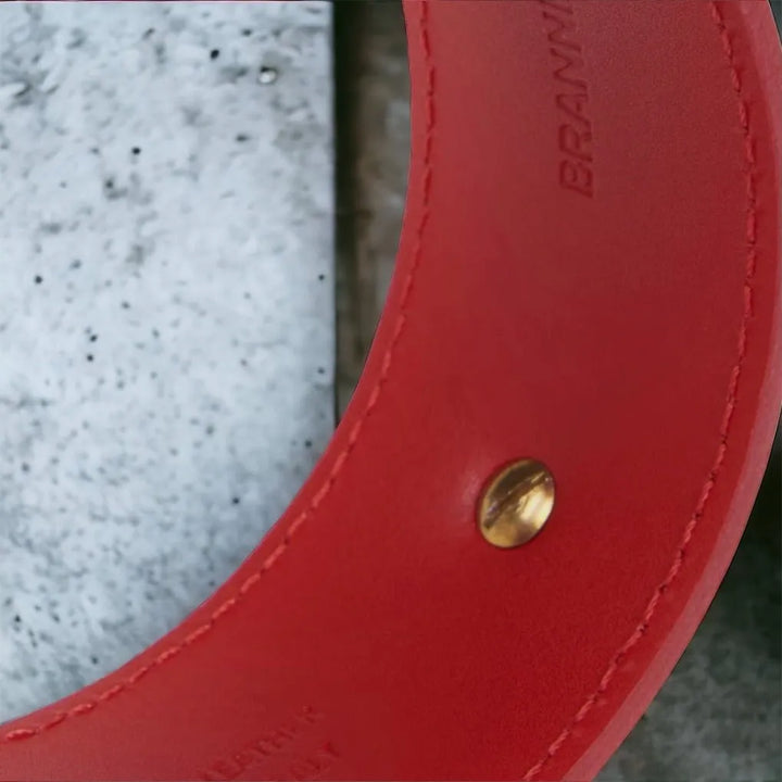 Rotes Windhundhalsband aus Leder - Die StupsnaseRotes Windhundhalsband aus LederWindhund halsbandDie StupsnaseWindhund halsband