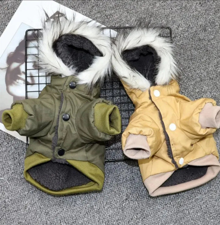 Wintermantel Kanbol mit Kunstpelz – Stilvoller Schutz für Hunde in Herbst und Winter - Die StupsnaseWintermantel Kanbol mit Kunstpelz – Stilvoller Schutz für Hunde in Herbst und WinterZubehörDie StupsnaseZubehör