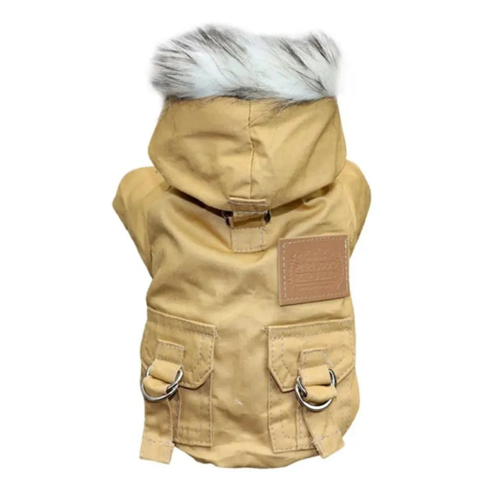Wintermantel Kanbol mit Kunstpelz – Stilvoller Schutz für Hunde in Herbst und Winter - Die StupsnaseWintermantel Kanbol mit Kunstpelz – Stilvoller Schutz für Hunde in Herbst und WinterZubehörDie StupsnaseZubehör
