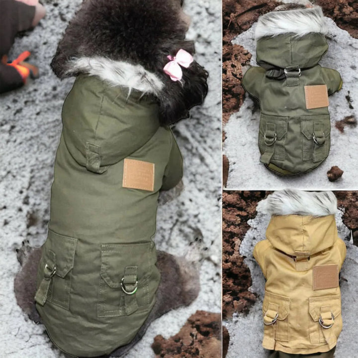 Wintermantel Kanbol mit Kunstpelz – Stilvoller Schutz für Hunde in Herbst und Winter - Die StupsnaseWintermantel Kanbol mit Kunstpelz – Stilvoller Schutz für Hunde in Herbst und WinterZubehörDie StupsnaseZubehör