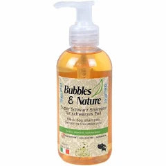 Bubbles & Nature Super Schwarz Shampoo für schwarzes Fell 